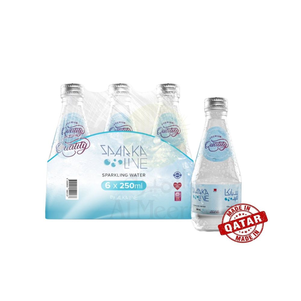 aLKA Spark Alkalive Sparkling Water 250ml x 6pcs - Image 1